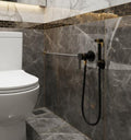 Black & Gold : Luxury external toilet shower mixer valve for traditional bathroom upgrades, MHT PAK