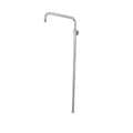 Polished Chrome / Silver: Adjustable shower extension rod arm in polished chrome silver finish, MHT PAK.