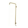 Gold Chrome: Luxury gold chrome adjustable shower extension rod for premium bathroom shower setups, MHT PAK.