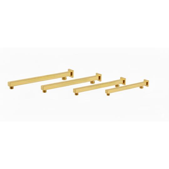 T Arm / Shower Arm in Gold
Gold Chrome: Luxury square SQR concealed shower arm in premium gold chrome finish, MHT PAK.