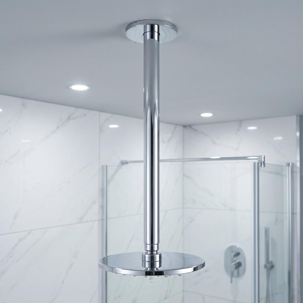 Brass ceiling shower arm Pakistan, Chrome black gold ceiling arm, Luxury roof shower arm, Modern ceiling shower fittings, Premium brass ceiling arm, Gold mix roof shower pipe, Elegant ceiling arm Pakistan, Black gold bathroom design, Minimalist ceiling shower arm, Top quality brass ceiling arm.