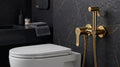 Luxury gold chrome temperature control bidet mixer valve for modern bathroom upgrade, MHT PAK.