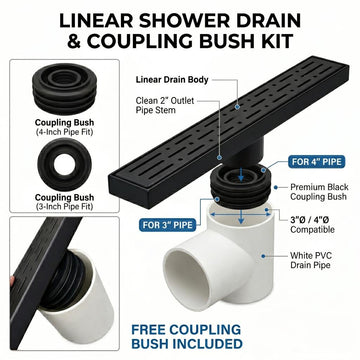 MHT Leak-Proof Sewerage Coupling Bush | Extra Replacement Fitting