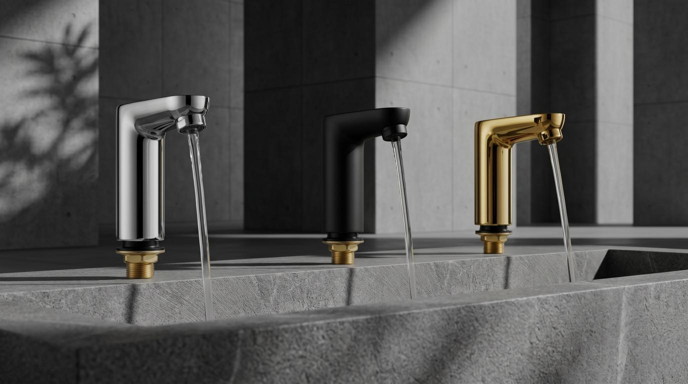 Polished Chrome / Silver: Polished chrome tub filter spout, premium silver jacuzzi bathtub water spout by MHT PAK.

Black Matte: Modern matte black tub filter spout, sleek jacuzzi and bathtub water outlet, MHT PAK.

Gold Chrome: Luxury gold chrome bathtub filter spout, premium jacuzzi water faucet spout, MHT PAK.