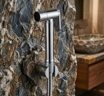 Brass Toilet Shower	tr	Premium brass toilet shower set in chrome finish
Polished Chrome / Silver: Premium brass toilet shower bidet kit in polished chrome silver with high pressure hose, MHT PAK.