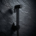 Brass Toilet Shower	Premium brass toilet shower set in Matt Black 
 finish
Black Matte: Modern matte black Muslim shower bidet set, heavy-duty brass toilet shower head, MHT PAK.