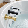 Polished Chrome / Silver: Polished chrome tub filter spout, premium silver jacuzzi bathtub water spout by MHT PAK.

Black Matte: Modern matte black tub filter spout, sleek jacuzzi and bathtub water outlet, MHT PAK.

Gold Chrome: Luxury gold chrome bathtub filter spout, premium jacuzzi water faucet spout, MHT PAK.
